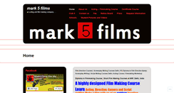 Desktop Screenshot of mark5films.in