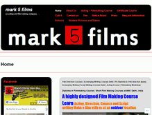 Tablet Screenshot of mark5films.in